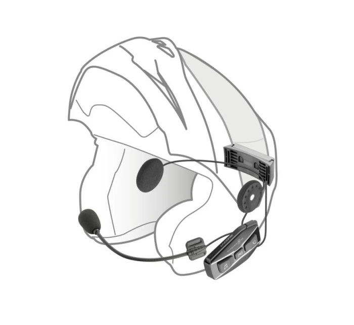 Interkom pro motocykly INTERPHONE U-COM 16, sada pro 1 helmu