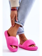 Dámské lehké pěnové pantofle na platformě Fuchsie Milton Dámské lehké pěnové pantofle na platformě Fuchsie Milton