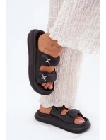 Pěnové Dámské Sandály Na Platformě Černé model 21700361 - Boto Pěnové Dámské Sandály Na Platformě Černé model 21700361 - Boto