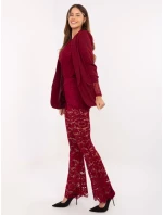 Spodnie MI SP  bordowy model 21480452 - FPrice