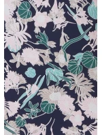 Dámská noční košile 15231-316-2 tm.modrá-potisk - Pastunette