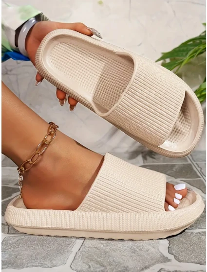 MISSWALK beige FashionStreet dámské žabky ZY0967