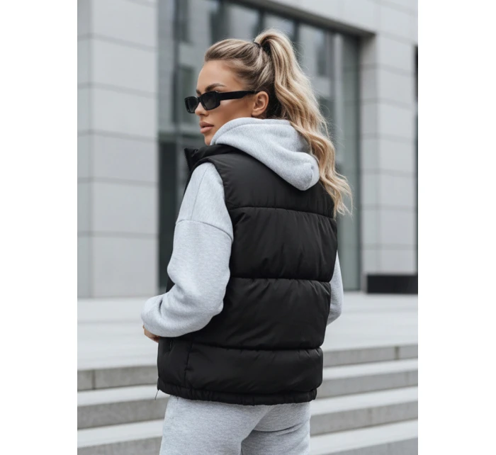 URBANELLE dámská prošívaná vesta černá FashionStreet TY4974