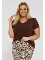 Pyžamo model 22017285 Naomi kr/r 3XL5XL - Cornette