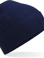Beechfield B 51N Pletená čepice z bio bavlny 53.051N oxford navy