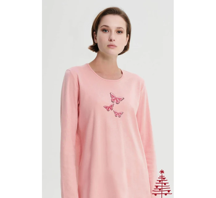 Noční košile s dlouhými rukávy model 18938377 - Vamp