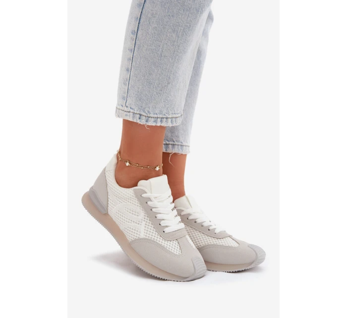 Sneakersy Dámské sportovní Bílá-Šedá Tarlisse Sneakersy Dámské sportovní Bílá-Šedá Tarlisse