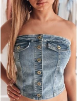Dámský top modrý model 21988237 - Dstreet Dámský top modrý model 21988237 - Dstreet