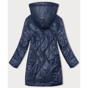 Modrá dámská bunda s odepínací kapucí model 18851531 - S'WEST