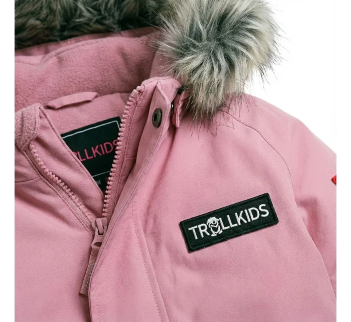 Trollkids Kids Kirkenes Snowsuit dívčí zimní oblek nepromokavý růžový (387-231)