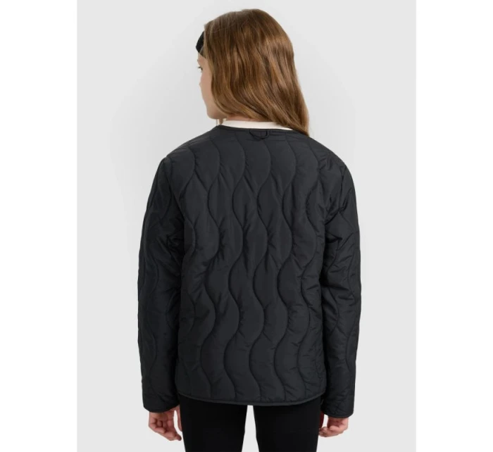 Dívčí péřová bunda se syntetickou výplní 4F 4FJRAW25TDJAF0767-20S Dívčí péřová bunda se syntetickou výplní 4F 4FJRAW25TDJAF0767-20S