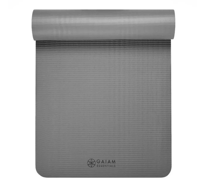 Fitness podložka Gaiam Fitness Mat 10 mm s popruhem
