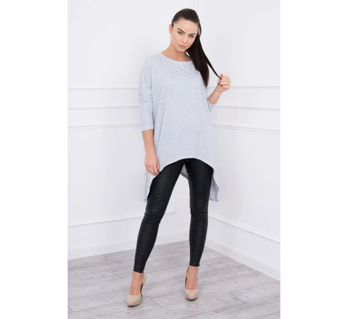 Oversize halenka světle šedá