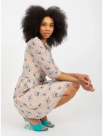 Šaty LK SK model 18453838 béžová - FPrice Šaty LK SK model 18453838 béžová - FPrice