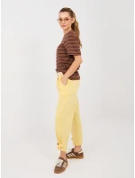 Kalhoty MI SP P6224.71 světle žluté Kalhoty MI SP P6224.71 světle žluté