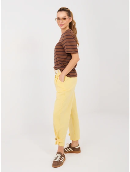 Kalhoty MI SP P6224.71 světle žluté Kalhoty MI SP P6224.71 světle žluté