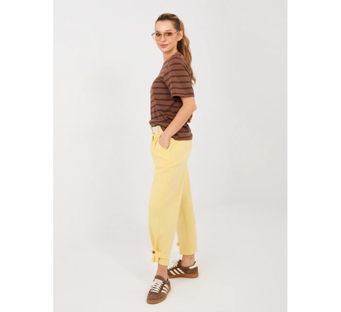 Kalhoty MI SP P6224.71 světle žluté Kalhoty MI SP P6224.71 světle žluté