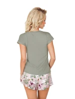 Piżama Nicola 1/2 Olive - Donna