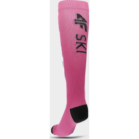 Dámské lyžařské ponožky 4F AW22UFSOF034 růžové