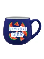 Personalizovaný keramický hrníček s ovocem a textem 