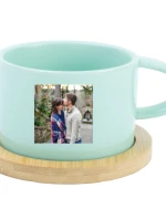 Personalizovaný keramický hrníček Makronka s fotografií