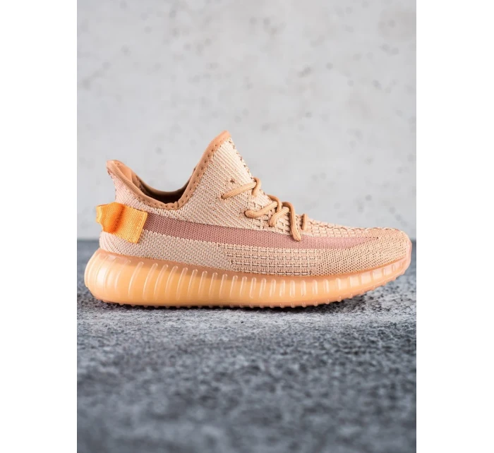 Trendy tenisky dámské oranžové bez podpatku Trendy tenisky dámské oranžové bez podpatku