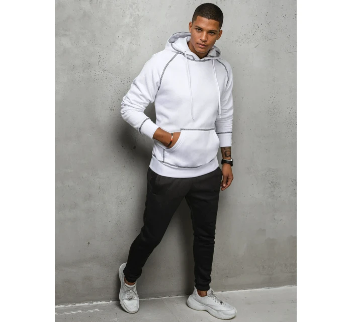 Pánská bílá mikina Dstreet model 21967203 - FashionStreet Pánská bílá mikina Dstreet model 21967203 - FashionStreet