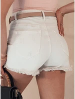 Dámské džínové šortky POPGLAM light beige FashionStreet SY0384