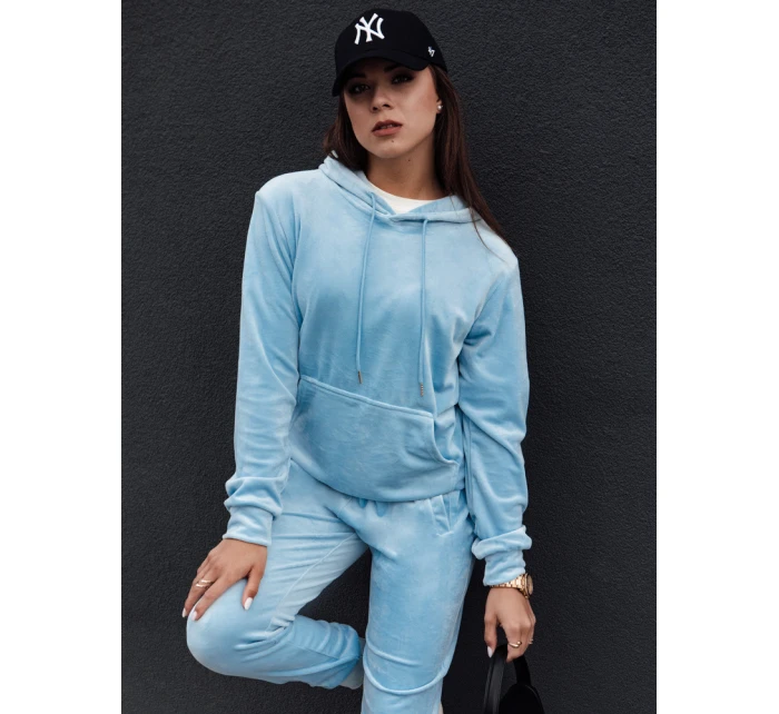 Dámský velurový komplet RELAX FIT blue FashionStreet AY1071