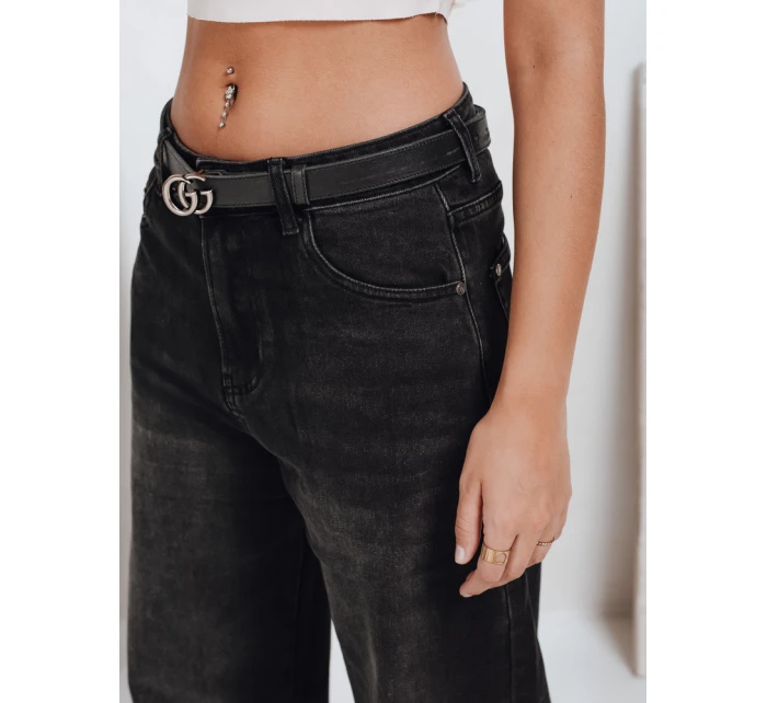 Dámské džíny balloon fit černé FashionStreet UY2741