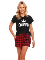 Dámské pyžamo Queen II černé