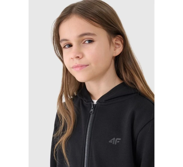 Dívčí mikina s kapucí model 21435818 - 4F Dívčí mikina s kapucí model 21435818 - 4F