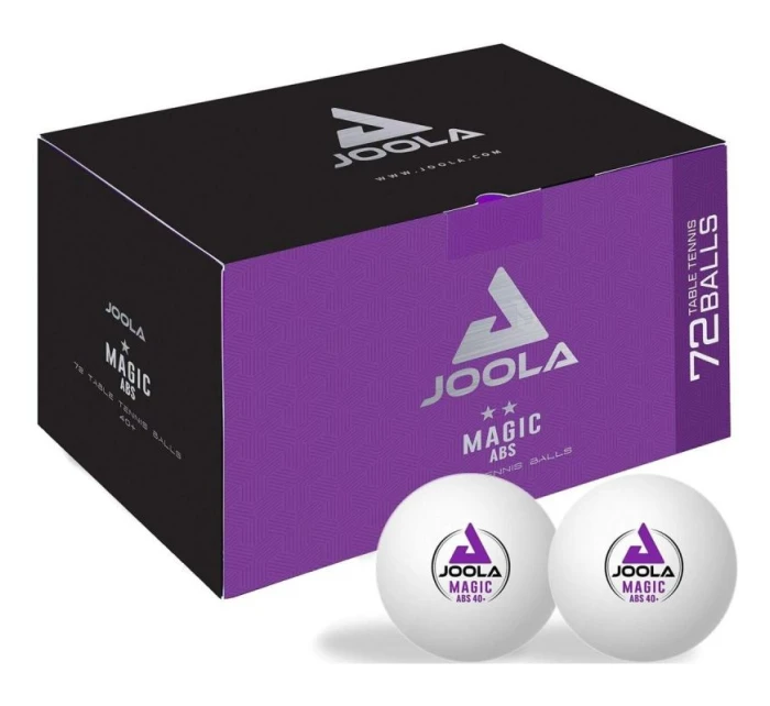 JOOLA MAGIC ABS 72KS MÍČKŮ NA STOLNÍ TENIS BÍLÝCH JOOLA MAGIC ABS 72KS MÍČKŮ NA STOLNÍ TENIS BÍLÝCH
