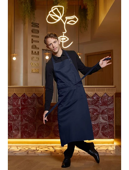 Zástěra s laclem soft grey model 22448935 - NEOBLU Zástěra s laclem soft grey model 22448935 - NEOBLU
