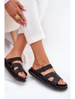 Gumové dámské pantofle s páskem černé model 21702656 - Boto Gumové dámské pantofle s páskem černé model 21702656 - Boto