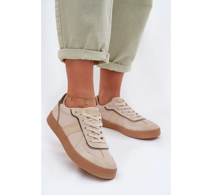 Dámské tenisky Big Star model 22042617 Béžové - Big Star Shoes Dámské tenisky Big Star model 22042617 Béžové - Big Star Shoes