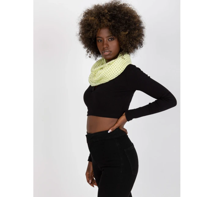 Dámská tunelová šála AT CH BF48181 světle žlutá