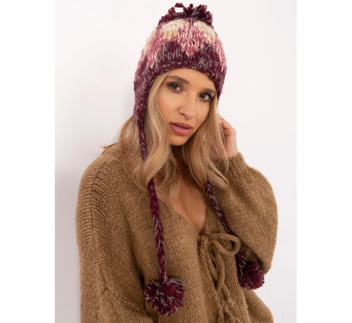 Čepice AT CZ CHA9213.91 bordó