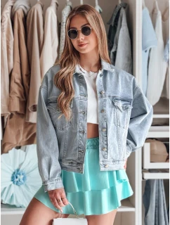 Dámská oversize džínová bunda STEFANIA modrá FashionStreet TY4895