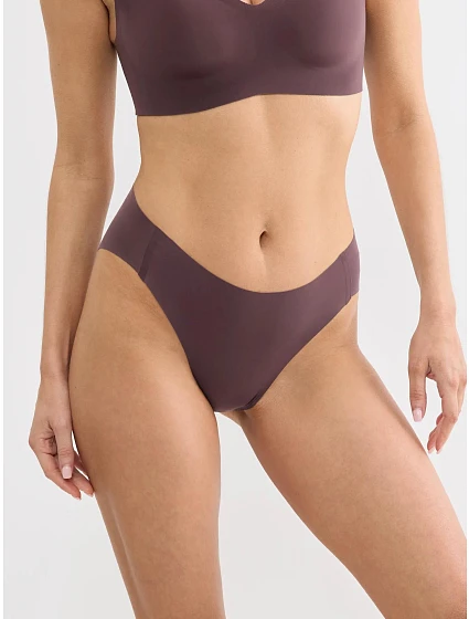 Dámské klahotky sloggi ZERO Feel 2.0 High leg hnědé Merlot - SLOGGI Dámské klahotky sloggi ZERO Feel 2.0 High leg hnědé Merlot - SLOGGI