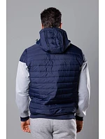 pánská sportovní bunda z různých spojených materiálů model 18347845 - J.STYLE pánská sportovní bunda z různých spojených materiálů model 18347845 - J.STYLE