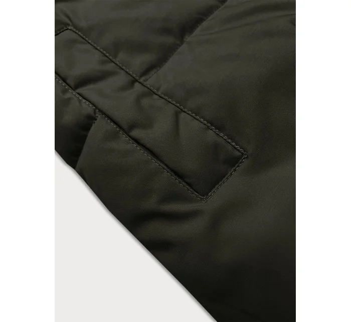 Oboustranná dámská vesta typu "beránek" v army barvě J Style (16M9166-136) Oboustranná dámská vesta typu "beránek" v army barvě J Style (16M9166-136)