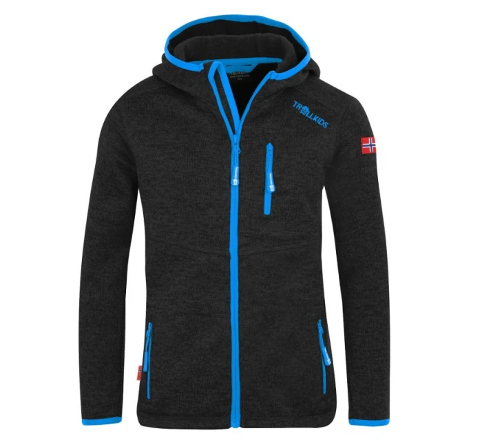 Trollkids Dětská bunda Jondalen XT atlantic Jr 222-605 fleecová bunda