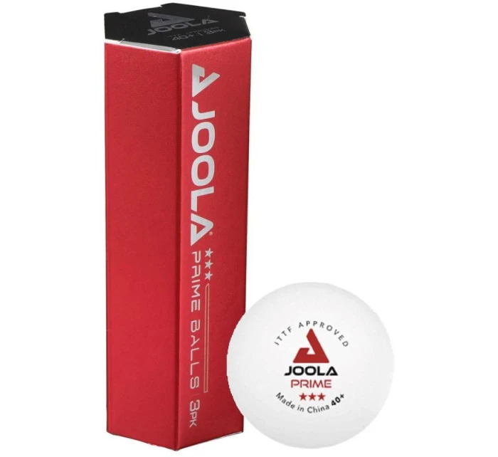 MÍČKY NA STOLNÍ TENIS JOOLA PRIME 3KS BÍLÉ