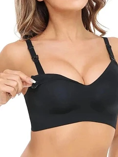 Těhotenská a kojící podprsenka  černá, velikost 2XL model 22364688