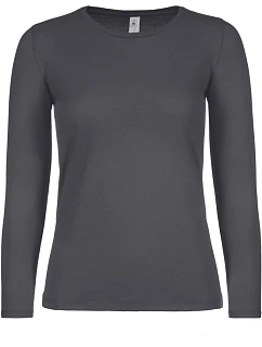 B&C #E150 LSL /women Dámské tričko s dlouhým rukávem model 22492564 dark grey