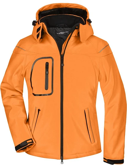 Daiber JN 1001 Dámská 3-vrstvá zimní softshellová bunda 02.1001 orange Daiber JN 1001 Dámská 3-vrstvá zimní softshellová bunda 02.1001 orange