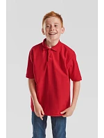 Fruit of the Loom Kids 65/35 Polo Dětské piqué polo 16.3417 burgundy Fruit of the Loom Kids 65/35 Polo Dětské piqué polo 16.3417 burgundy