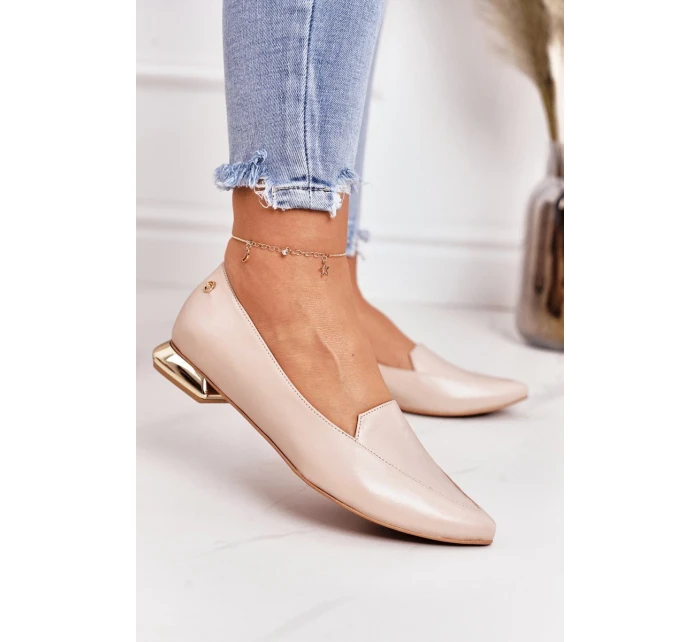 Mokasíny Na Béžová model 21546493 - Laura Messi Mokasíny Na Béžová model 21546493 - Laura Messi