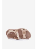 Dámské Pěnové Sandály Na Platformě Big Star model 21695317 Béžové - Big Star Shoes Dámské Pěnové Sandály Na Platformě Big Star model 21695317 Béžové - Big Star Shoes